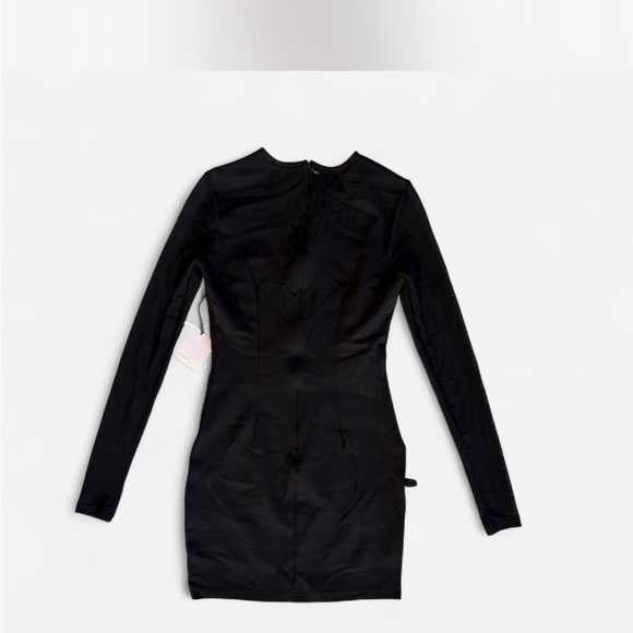 Superdown Nia Bodycon Small Dress in Black - Picture 6 of 8